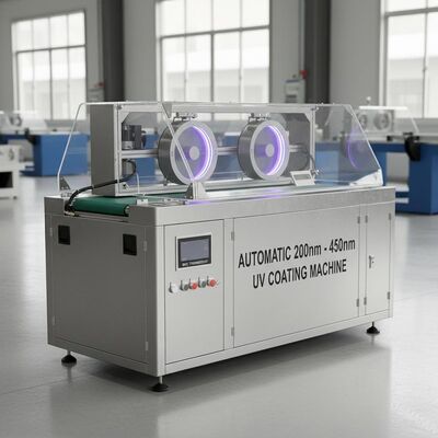 Otomatik 200nm - 450nm BKC Termostatlı UV Kaplama Makinesi