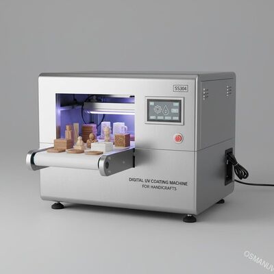 El Sanatları İçin Dijital SS304 UV Kaplama Makinesi