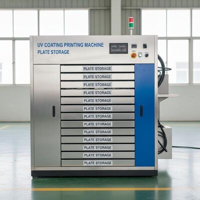10 Yaprak Uv Kaplama Baskı Makinesi Plaka Depolama Makinesi 50HZ 2m / Min Hız