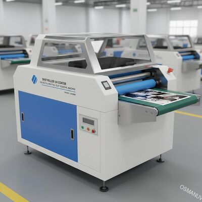 Dijital Baskı / Toz Giderme Makinesi 5m / Min L650mm için Spot Rulo Uv Kaplayıcı