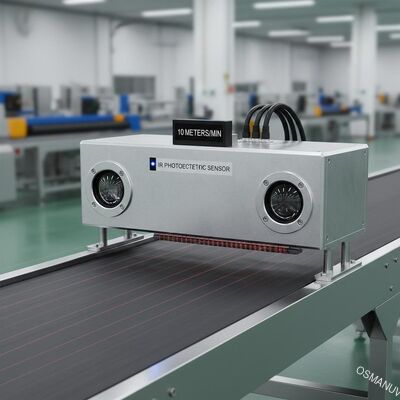 Kaplama Hattı Makinesi Kızılötesi Fotoelektrik Sensör W920mm 10 Metre/Dk
