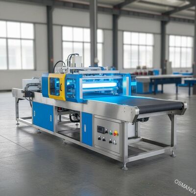 UV Kaplama Makinesi Nokta Kaplayıcı Uv Boyama Makinesi 5m / Min 920mm Genişlik