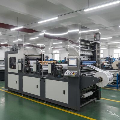 200KW Rulo Kağıt Vernik Spot Uv Baskı Makinesi 304ss Ayna Paneli