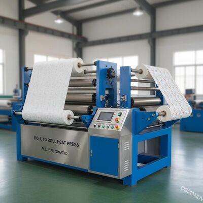 410V 50HZ 3m / Min Rulo Rulo Isı Pres Makinesi / Tam Otomatik Isı Presi