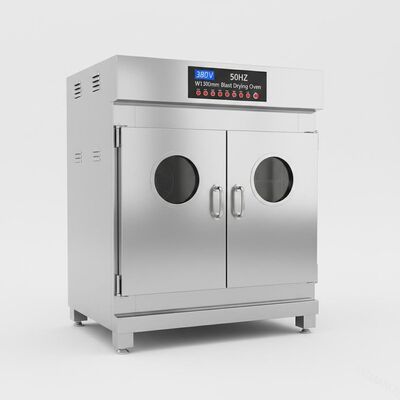 380V 50HZ İki Kapılı Sabit Sıcaklık Fırını, W1300Mm Şok Kurutma Fırını