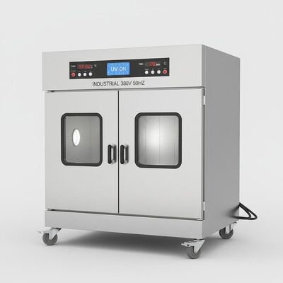 İki Kapılı UV Sabit Sıcaklık Şok Kurutma Fırını Endüstriyel 380V 50HZ