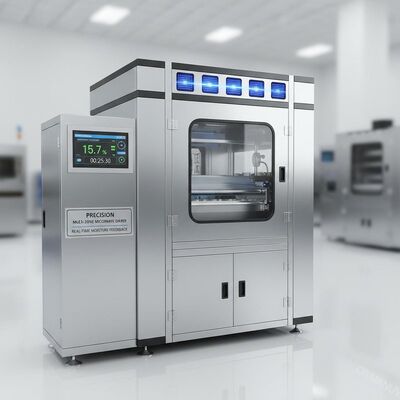 Yüksek Kaliteli Kağıt Hamuru Kalıplama İçin Gerçek Zamanlı Nem Geri Bildirimli Hassas Çok Bölgeli Mikrodalga Kurutucu