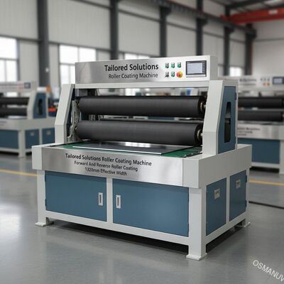 Kesinlik Mühendisliği Özel Çözümler Ön ve Arka Rol Kaplama Makine 1320mm Etkili Genişliği