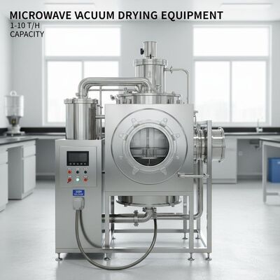 1-10T/h Kapasite Mikrodalga Vakum Kurutma Ekipmanı - 380V Voltaj