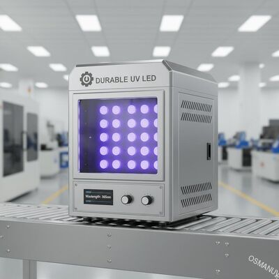 Üretim hattı için dayanıklı UV LED Düzeltme Makinesi - Dalga boyu 365nm 300mm*300mm*400mm