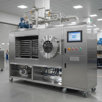 PLC 50KW Mikrodalga Vakum Kurutma Ekipmanı 380V Verimli Vakum Mikrodalga Kurutma Makinesi