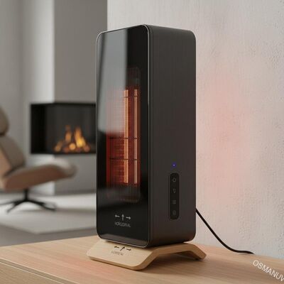 2Isıtma için yatay/ dikey hava akışı yönüne sahip.5KW kızılötesi ısıtma cihazı