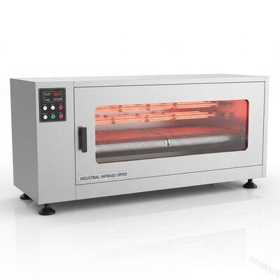 50kg 600*600*750mm endüstriyel için yatay kızılötesi kurutma makinesi