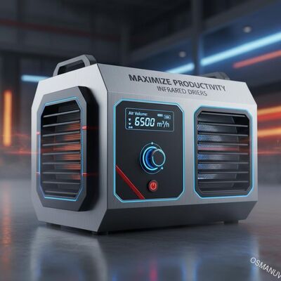 Kızılötesi Kurutucularla Üretimliliği Maksimumlaştırın Hava Hacı 0-9999m3/h