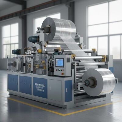 Otomatik Tekrar Dolaşımlı Gelişmiş Film Laminasyon Ekipmanı Tekrar Dolaşım Çapı 1000mm