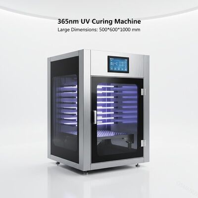 Büyük Boyutlar için 365nm UV Tüzeleme Makinesi 500mm*600mm*1000mm Boyutlar