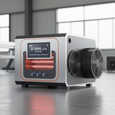 Yüksek Performanslı Kızılötesi Kurutma Makinesi 0-9999m3/h Hava Hacına