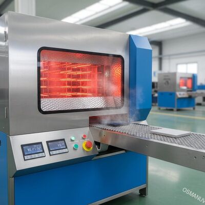 Endüstriyel Kızılötesi Kurutma Makinesi Daha Hızlı Kurutma Daha Düşük Enerji Tüketimi