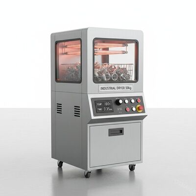 Endüstriyel dereceli Kızılötesi Kurutma Makinesi 50kg Kapasite Yer tasarrufu tasarımı