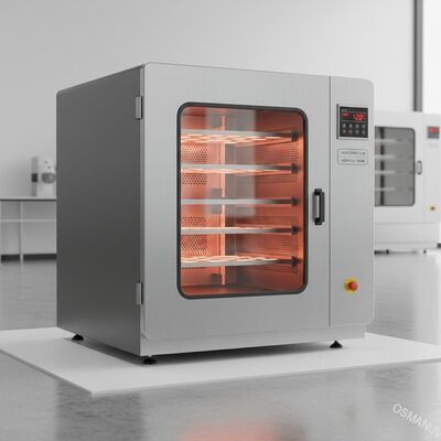 Yatay/ dikey hava akışı yönü için 600*600*750mm kızılötesi kurutma makinesi