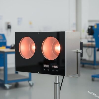 2.5KW Güç Tüketimi 0-999s ısıtıma süresi ile kızılötesi kurutma makineleri
