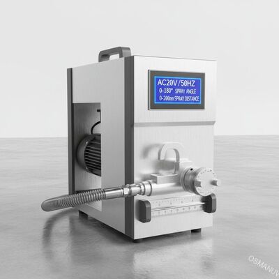 AC220V/50HZ 0-180° püskürtme açısı ve 0-200mm püskürtme mesafesine sahip püskürtme kaplama makinesi
