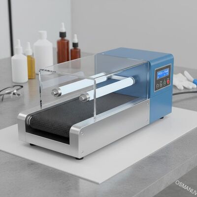 Hız 0-15m/min Yapıştırıcılar ve yapıştırıcılar için UV Sertleştirme Makinesi 480 mm Etkili maruz kalma genişliği