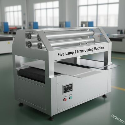 Beş Lamp 1.5mm Pvc Yaprak, Kalsiyum Silikat Yaprak, Alüminyum Yaprak, Demir Yaprak yüzeyi için donatılmış Düzeltme Makinesi