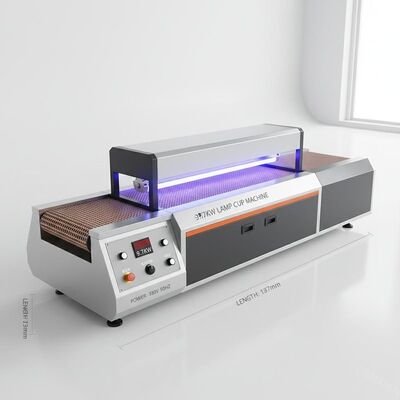 1387mm 9.7KW UV lamba kurulama makinesi 380V 50HZ güç kaynağı voltajı ile