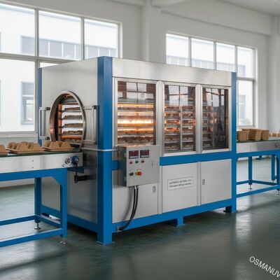 Otomatik Doğalgazlı Endüstriyel Kurutma Makinesi Bambu Kağıt Hamuru Kalıplama İçin