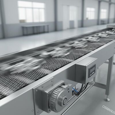 Yüksek Hızlı Taşıma için Paslanmaz Çelik Taşıyıcı Kemeri Makinesi