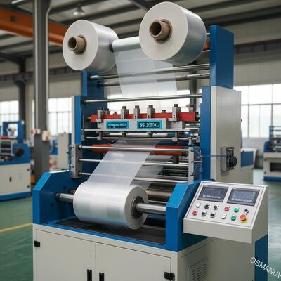 3000KG Kapasiteli Film Lamine Makinesi ve 0-100m/min'lik Geri Dolaşma Hızlı