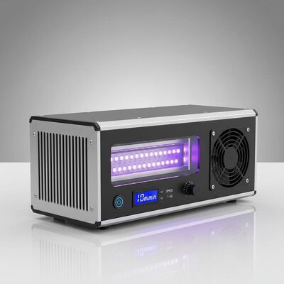 Yüksek performanslı sertleştirme hızı için 100W hava soğutma UV LED sertleştirme makinesi 1-10m/min