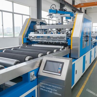 Gelişmiş Otomasyon Özel Çözümler Atık Kaplama hattı Etkili Genişliği 1320mm