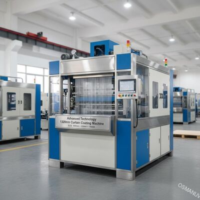 Gelişmiş Teknoloji 1320mm Perde Kaplama Makinesi 6000mm × 2200mm × 1400mm Boyut