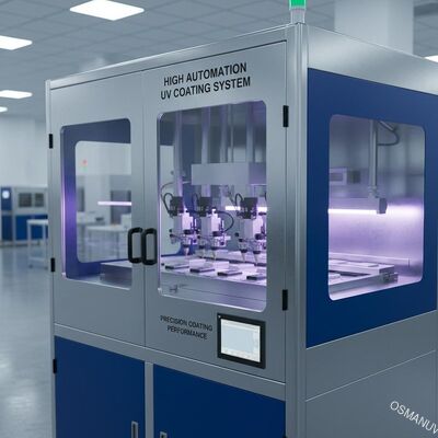 Yüksek hassasiyetli kaplama performansı için Yüksek Otomatik UV Kaplama Makinesi