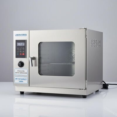Laboratuvarlar Paslanmaz Çelik Sabit Sıcaklıklı Fırın Bir Yıllık Garanti 1000W