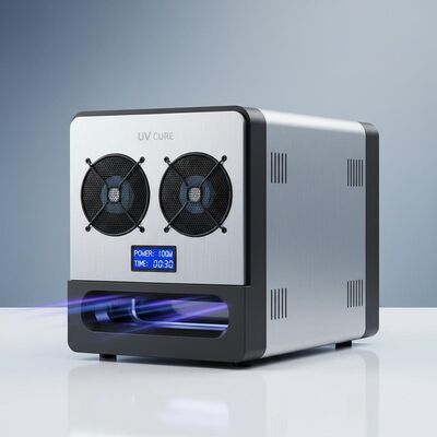 Soğutma Yolu Hava Soğutma Hızlı kurutma süreci için UV LED Düzeltme Makinesi 100W