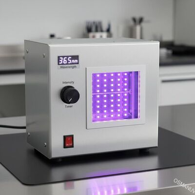 El kontrolü UV LED Düzeltme Makinesi Düzeltme Alanı için 365nm Dalga Uzunluğu 200mm*200mm