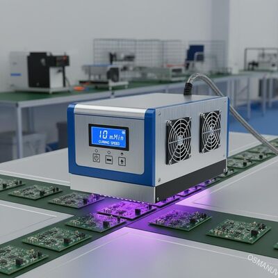 1-10m/Min Düzeltme Hızı UV LED Düzeltme Sistemi Elektronik Sanayi için Hava Soğutma