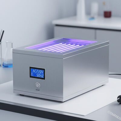 AC220V 50HZ Güç kaynağı 360nm lamba ile 300mm * 400mm Alan için UV Tıkaması Makinesi