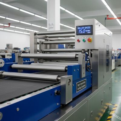 Yüksek hızlı rulo kaplama ekipmanları rulo hızı 0-20m/min