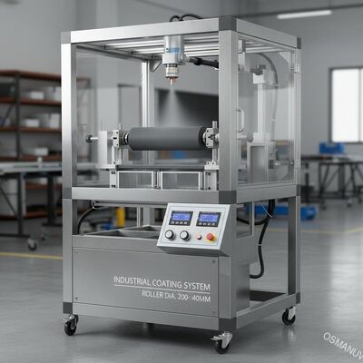 Yüksek performanslı endüstriyel püskürtme kaplama ekipmanları rulo çapı 200-400mm