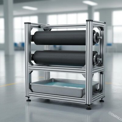 En fazla kaplama genişliği 1000 mm ve 200-400 mm çaplı rulo kaplama ekipmanları