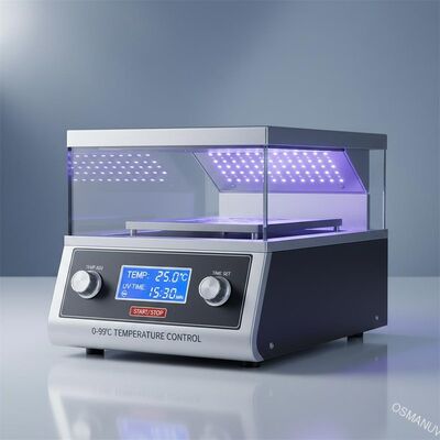 365nm dalga boyunda UV ışınlama makinesi 0-99C sıcaklık kontrol aralığı ile