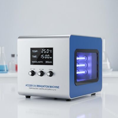 AC220V UV İşındırma Makinesi, sıcaklık kontrol doğruluğu ±1C ve dalga boyu 365nm