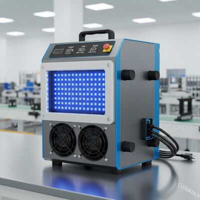 Endüstriyel uygulamalarda hava soğutması için 10 kg UV LED Düzeltme Makinesi