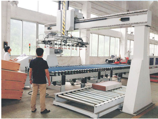 MDF Kurulu 388kw Uv Işık Kürleme Püskürtme Kaplama Makinesi PLC Kontrol Kalsiyum Silikat Kurulu