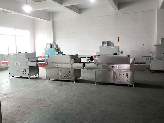 W300mm Işık dalgası UV Işınlama Makinesi / UV Kürleme Makinesi 10m / dak