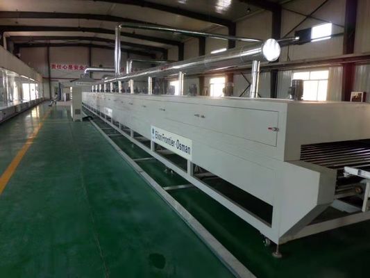 MDF Kurulu 388kw Uv Işık Kürleme Püskürtme Kaplama Makinesi PLC Kontrol Kalsiyum Silikat Kurulu